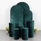5 Cylinder Pedestal Crushed Velvet Display STAND COVERS